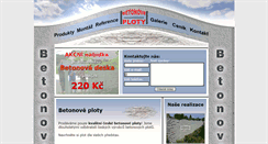 Desktop Screenshot of betonoveploty.net